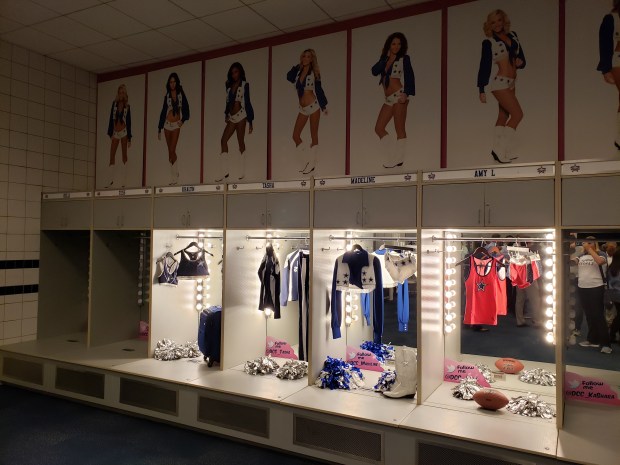 Cowboys Cheerleaders' Locker Room
